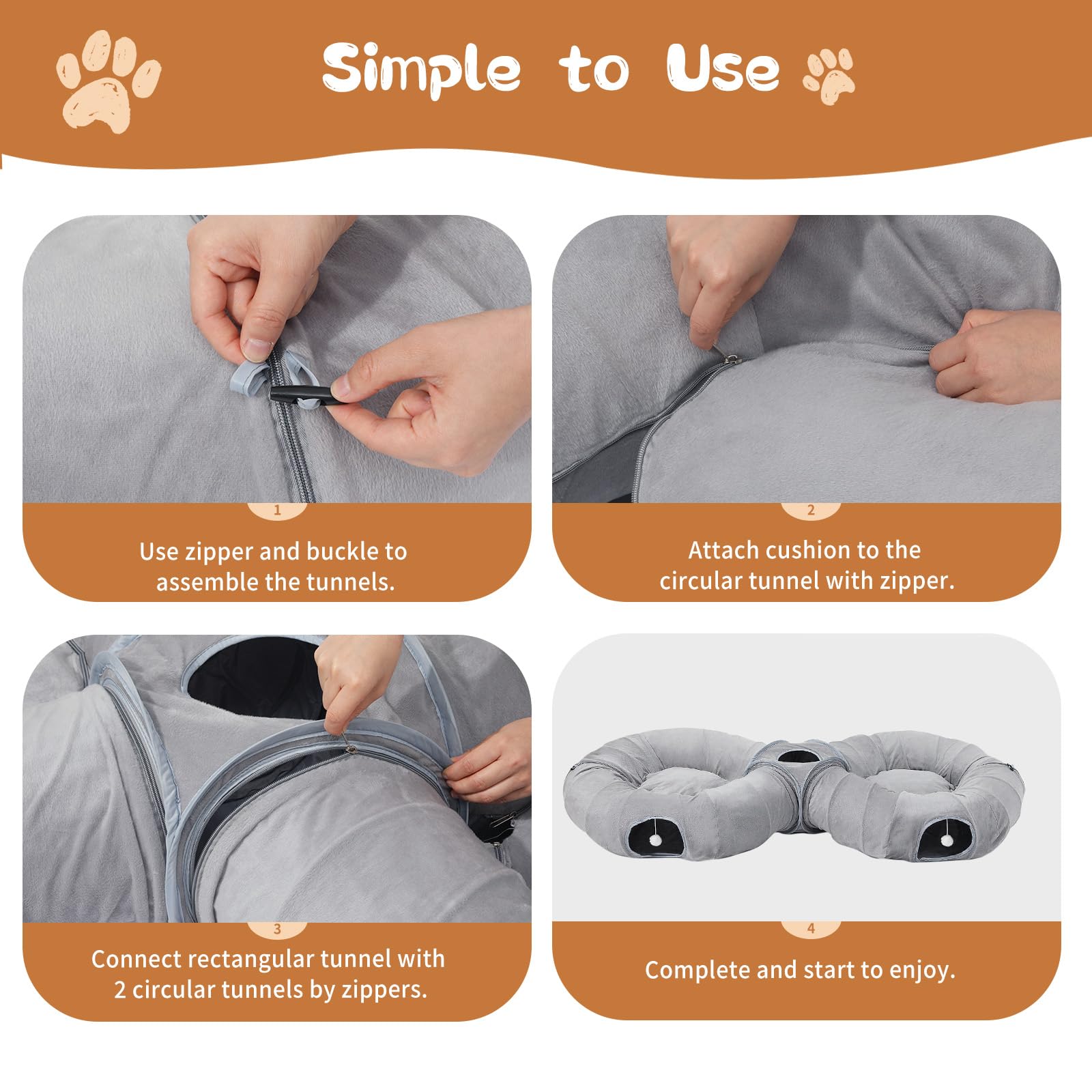 Pawaboo foldable storage demonstrates easy setup and compact storage