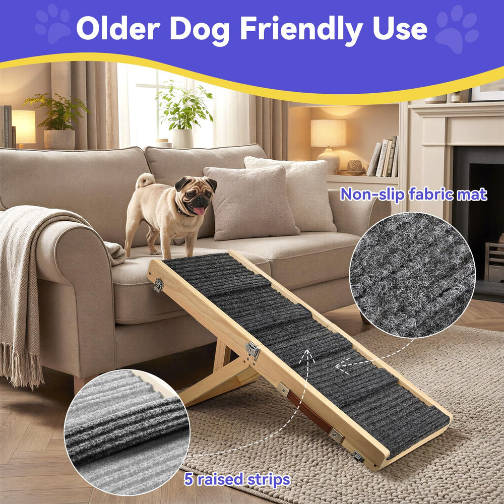 Pawaboo folded ramp compact stores easily in cars or under furniture.