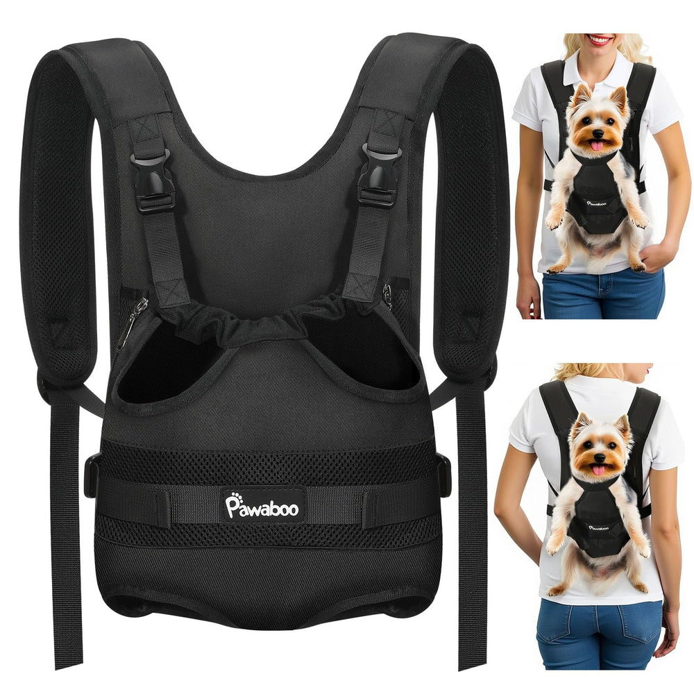 Pawaboo front carrier legs-out design for comfortable front-facing walks