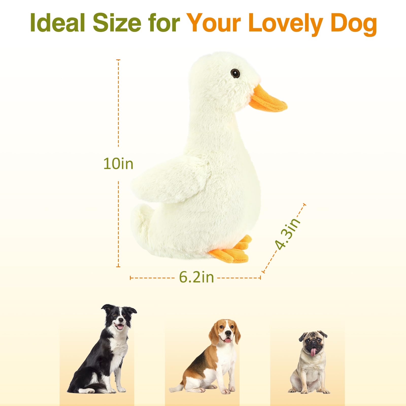 Pawaboo large duck toy – perfect for fetch and retrieve sessions.
