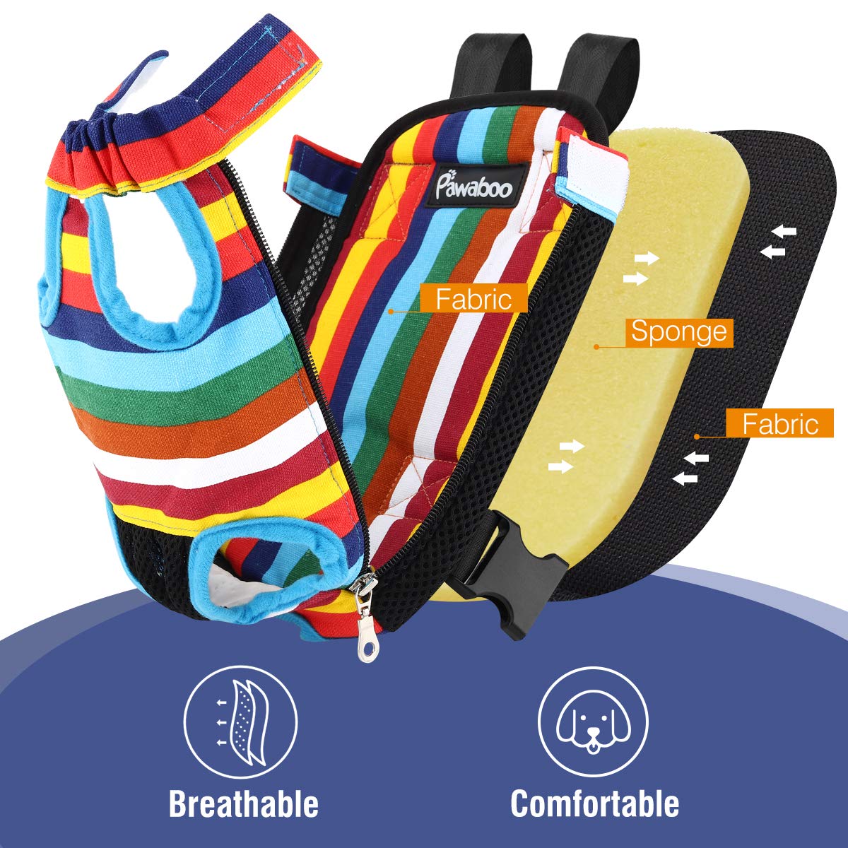 Pawaboo lightweight travel bag image shows easy-carry during hiking or biking
