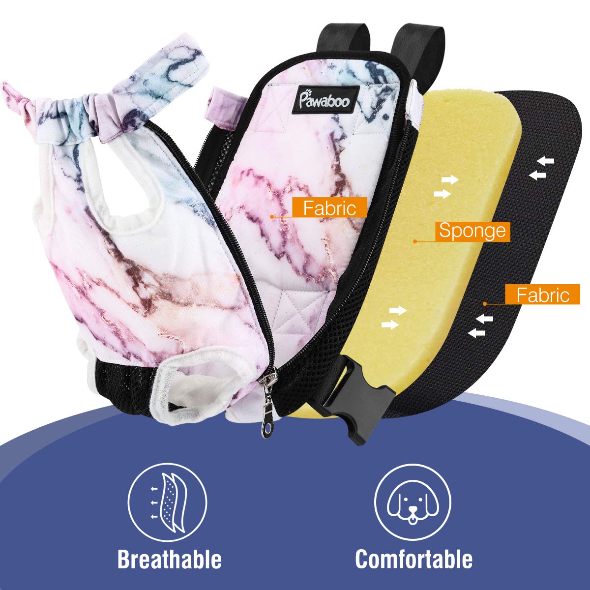 Pawaboo back-wear configuration demonstrates secure, balanced carrying on trails.