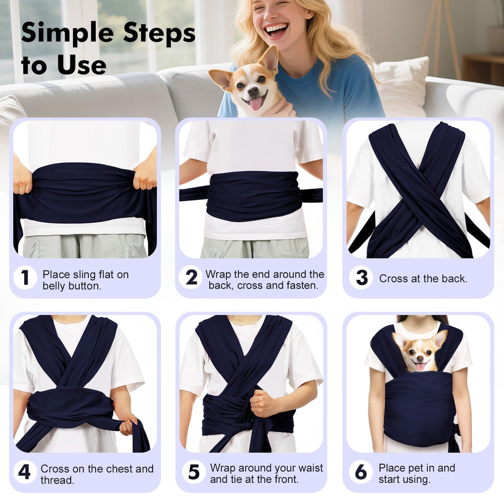 Pawaboo pet sling washable fabric image emphasizing easy cleaning.