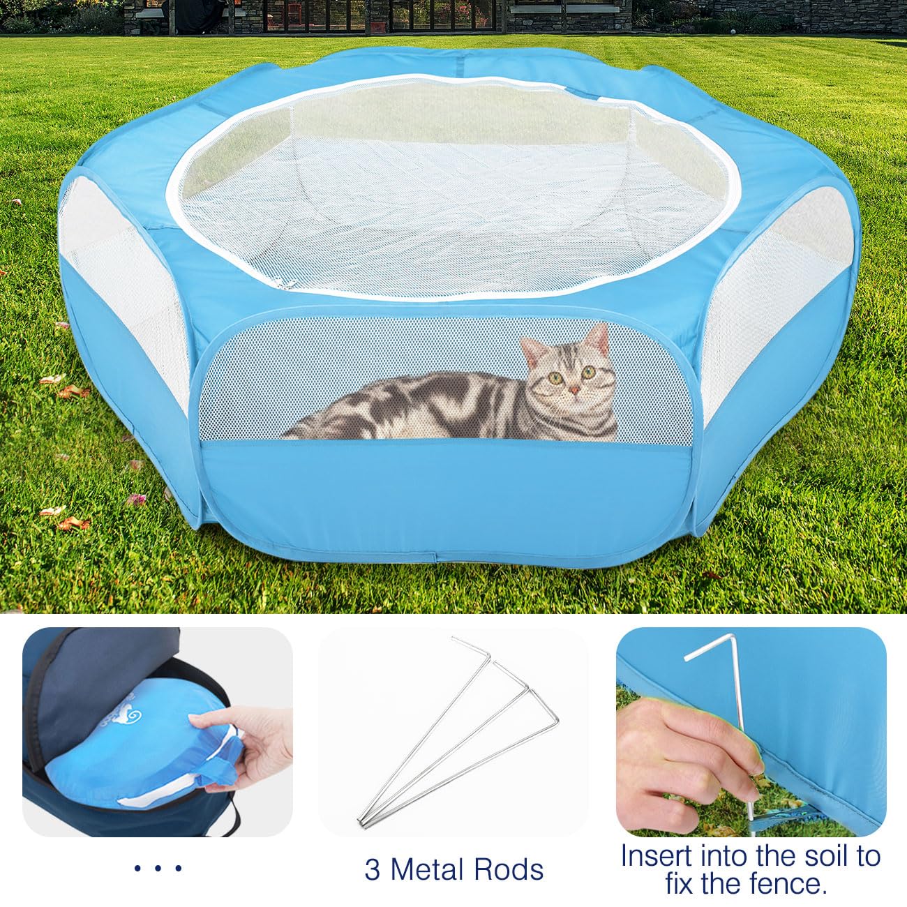 Pawaboo folded compact storage illustrating portable travel-ready design.