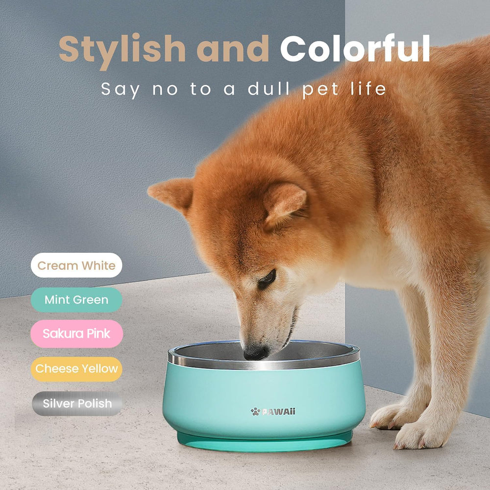 Pawaii 34oz bowl suited for mid-sized dogs at mealtime.
