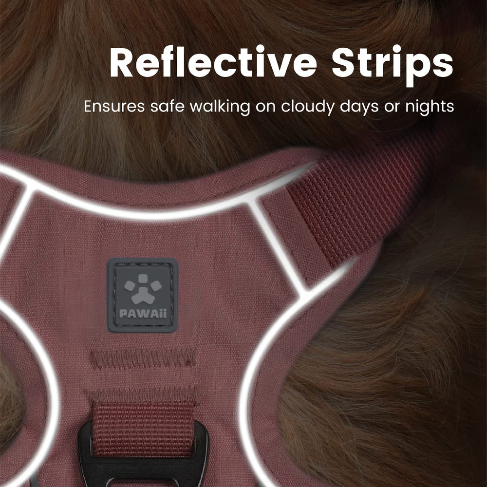 Pawaii dog harness easy-control handle for steadier walks.