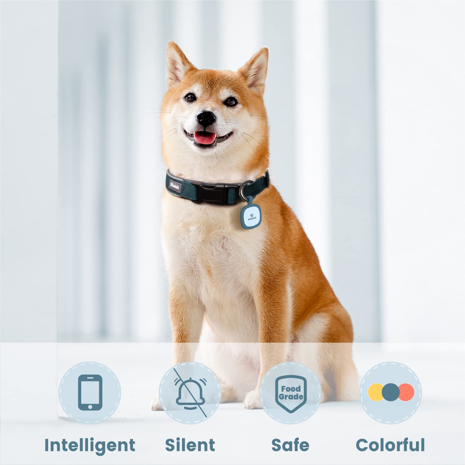 Pawaii dog ID tag QR code ready for instant scan and location updates.