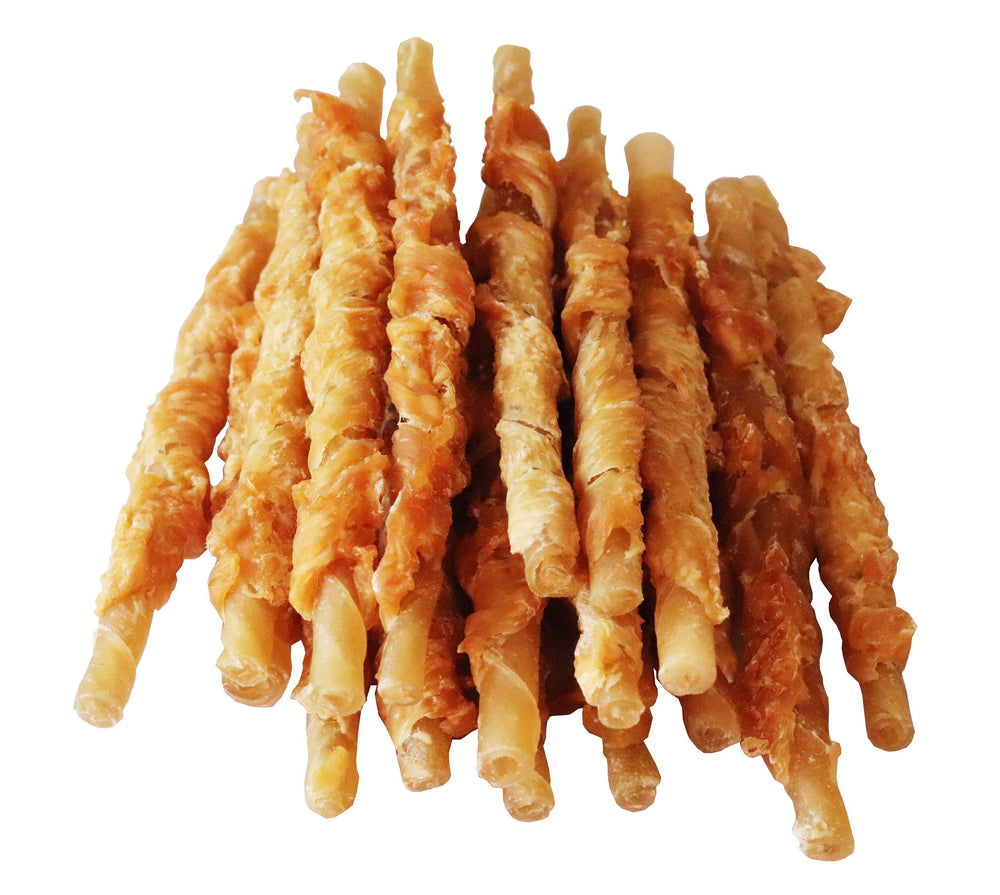 Pawant chicken wrapped rawhides sticks ideal for training rewards.