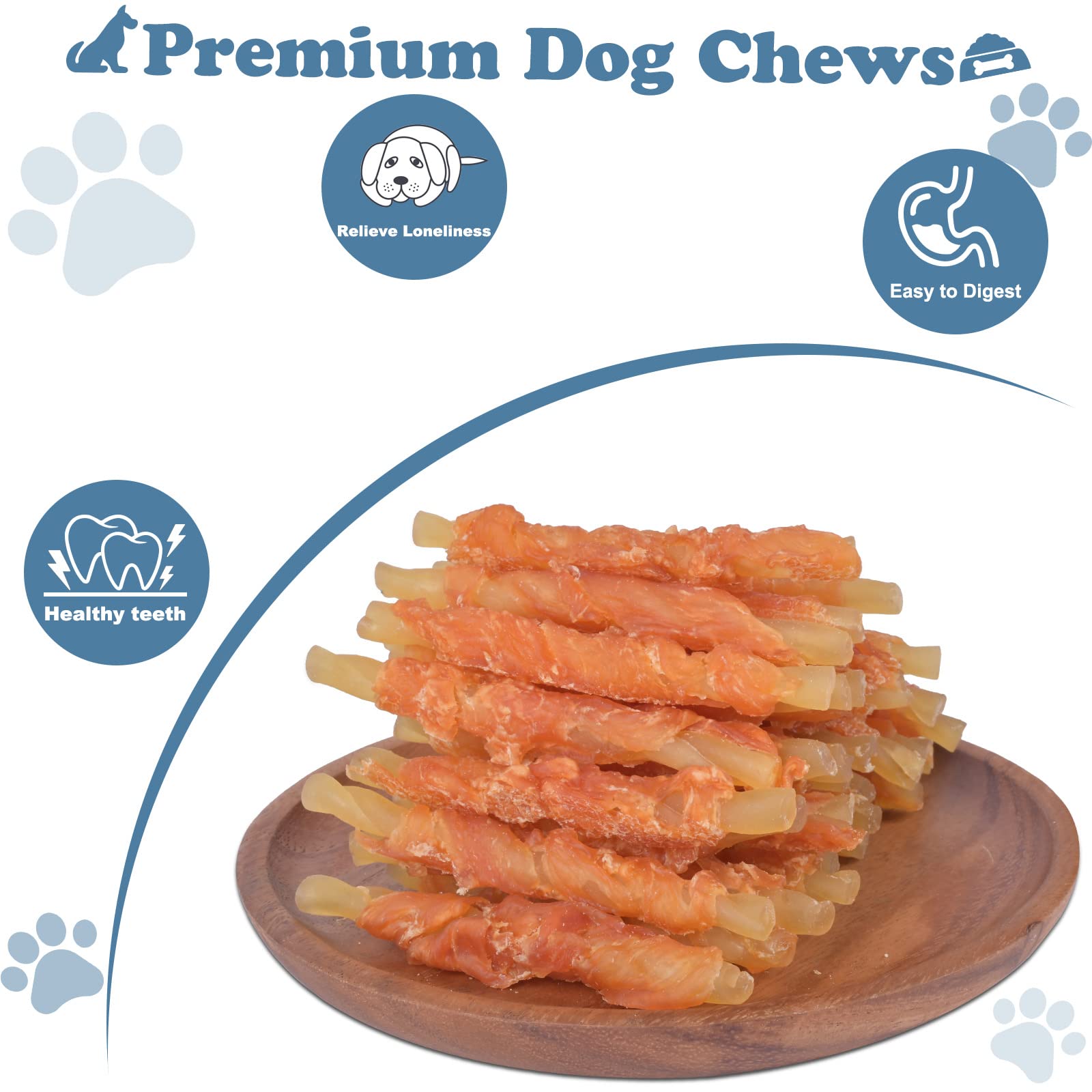 Pawant dental-friendly cod sticks help support canine oral health.