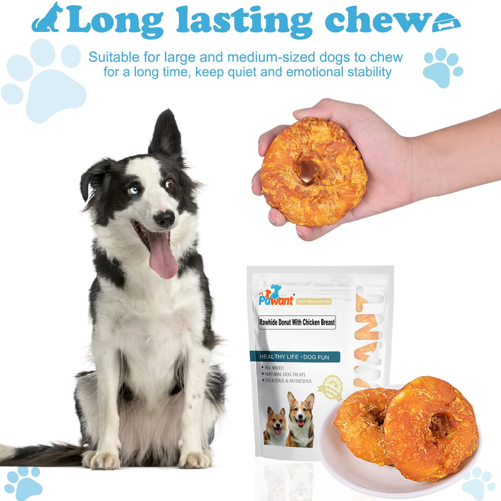 Pawant donut-texture-visual displays natural ingredients and appealing shape.