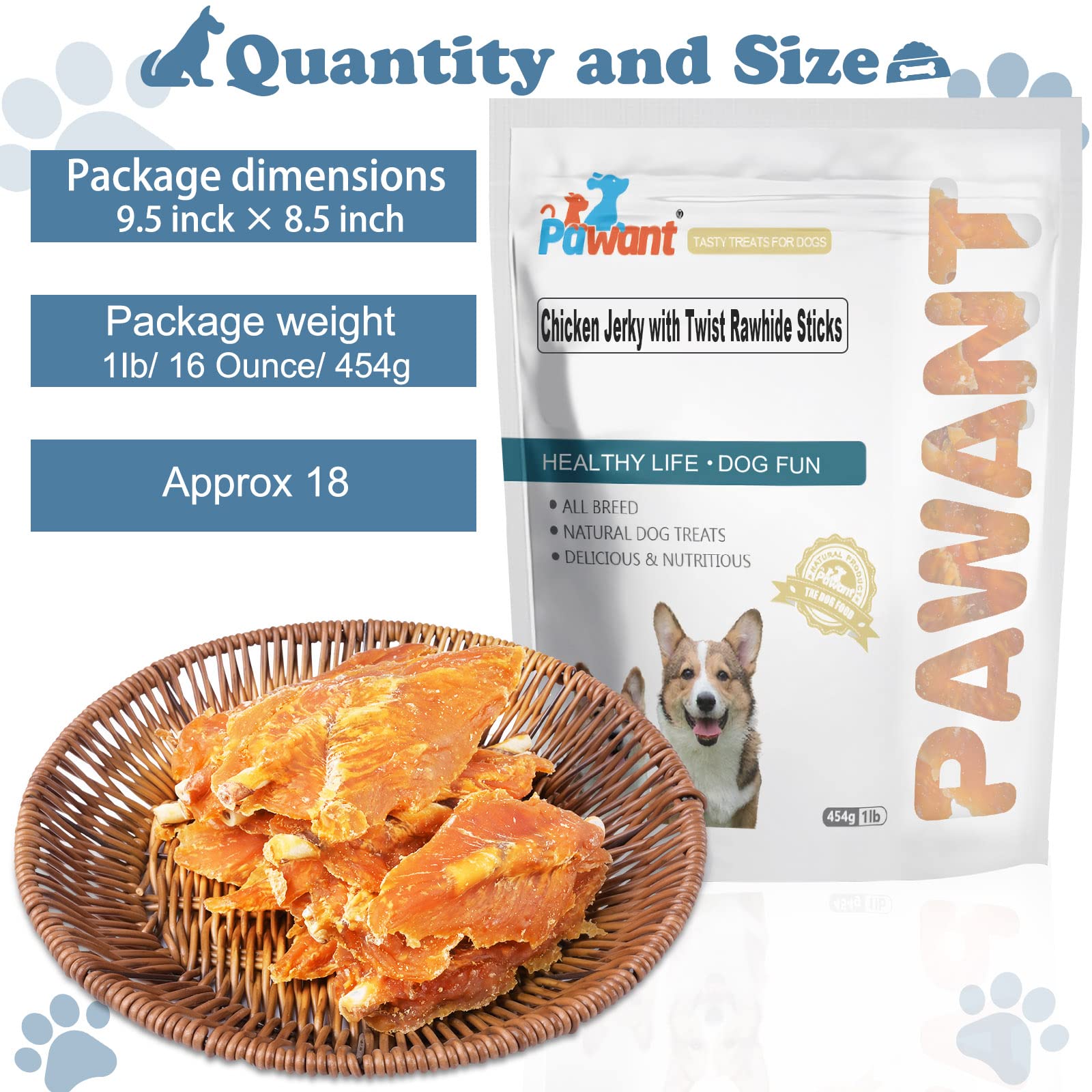 Pawant handmade drying process close-up highlighting digestible chew