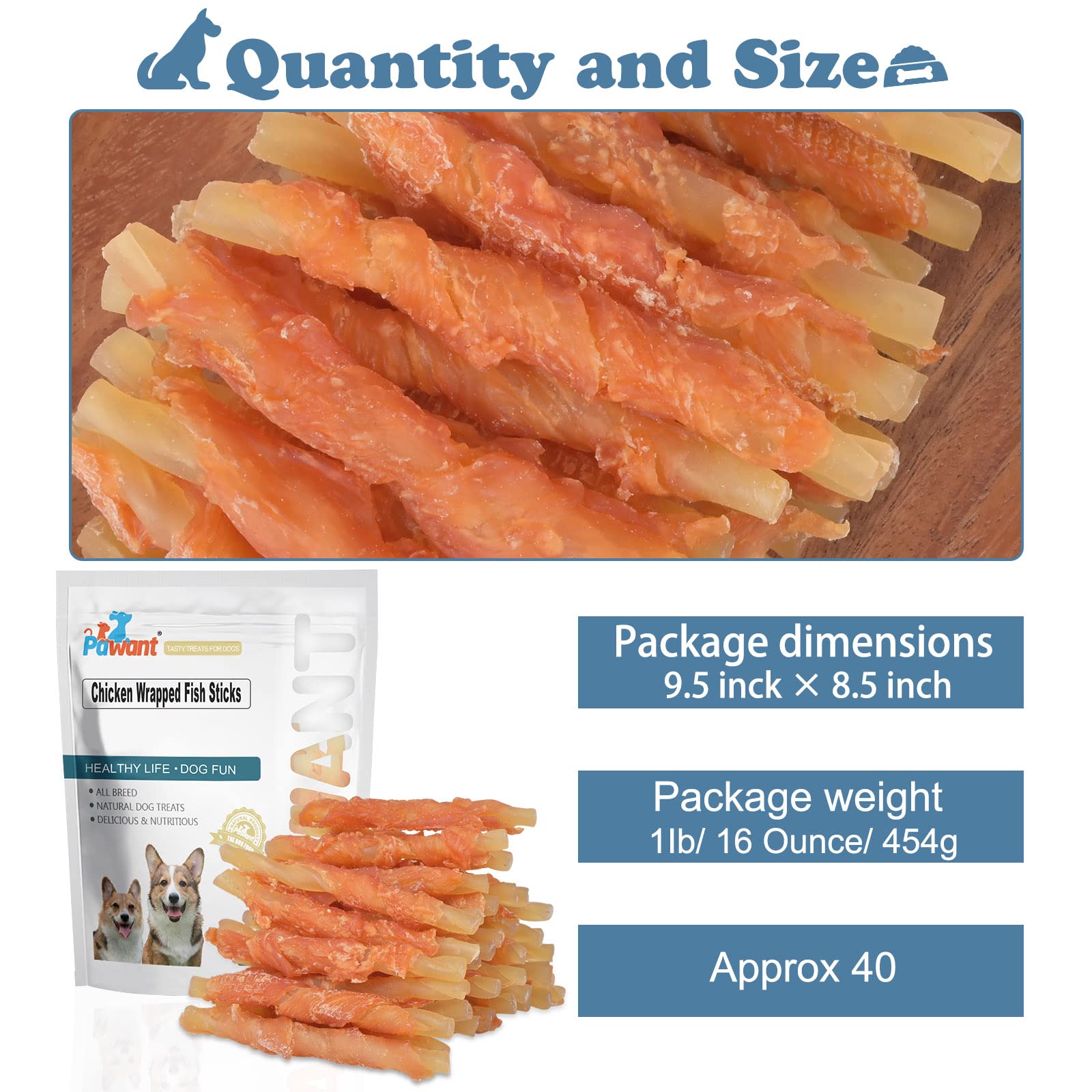 Pawant quality-controlled treats ensure safety and consistent rewards.