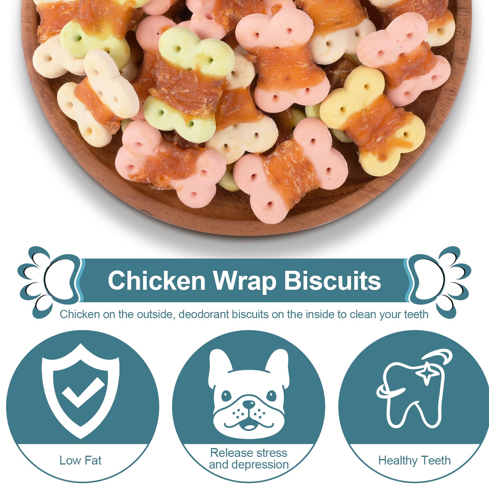 Pawant training reward biscuits are pictured as a positive incentive during practice sessions.