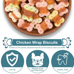 Pawant training reward biscuits are pictured as a positive incentive during practice sessions.