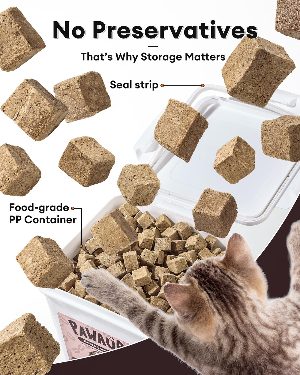 Pawaura liver meal topper sprinkle boosts daily meals with protein.