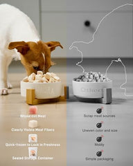 Pawaura 100-percent-chicken image communicates single-ingredient simplicity ideal for sensitive stomachs.