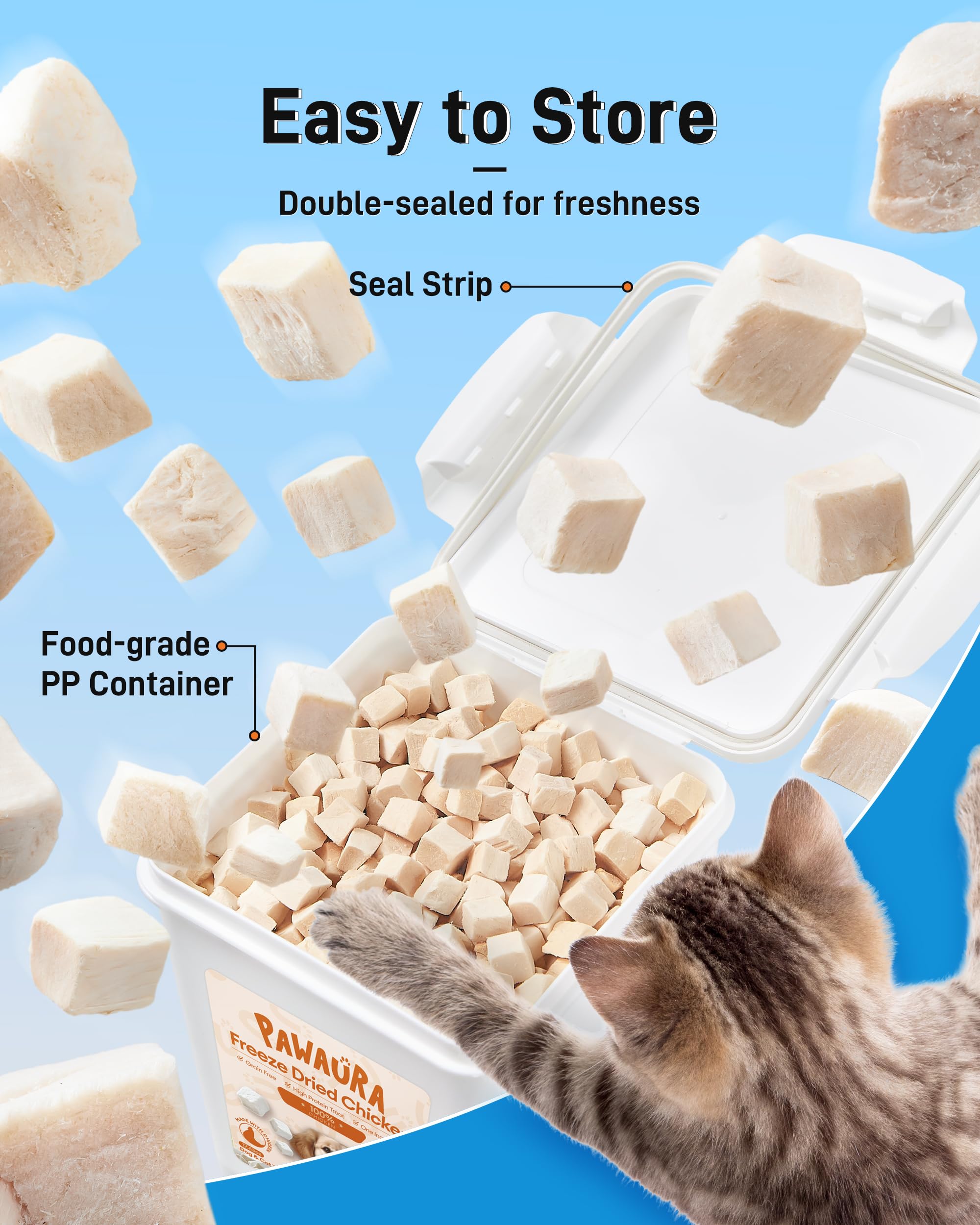 Pawaura treats crunch highlights irresistible texture and quick rewards.