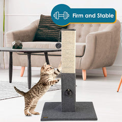 PAWBEE closeup-sisal texture emphasizes durable, cat-friendly scratching surface