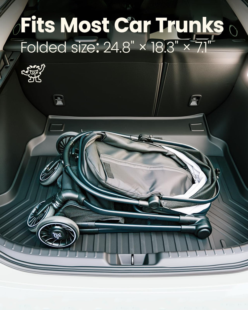 Pawccoli pet stroller breathable mesh windows for airflow
