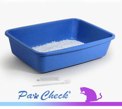 PawCheck collection in progress image demonstrates clean, simple self-collection at home.