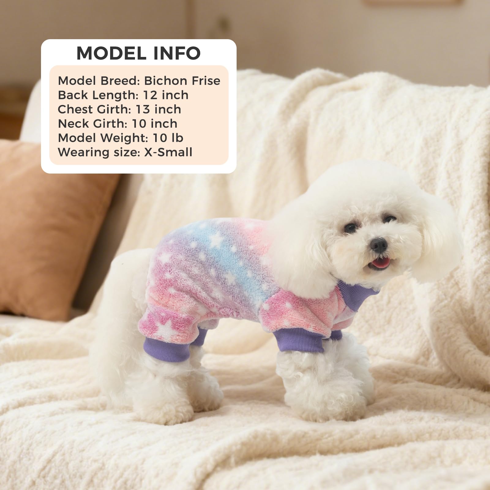 PAWCHIE pink purple color options for fuzzy velvet pajamas