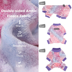 PAWCHIE dog fuzzy velvet pajamas turtleneck detail adds cozy warmth