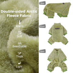 PAWCHIE warm jumpsuit with turtleneck for chilly outdoor wear
