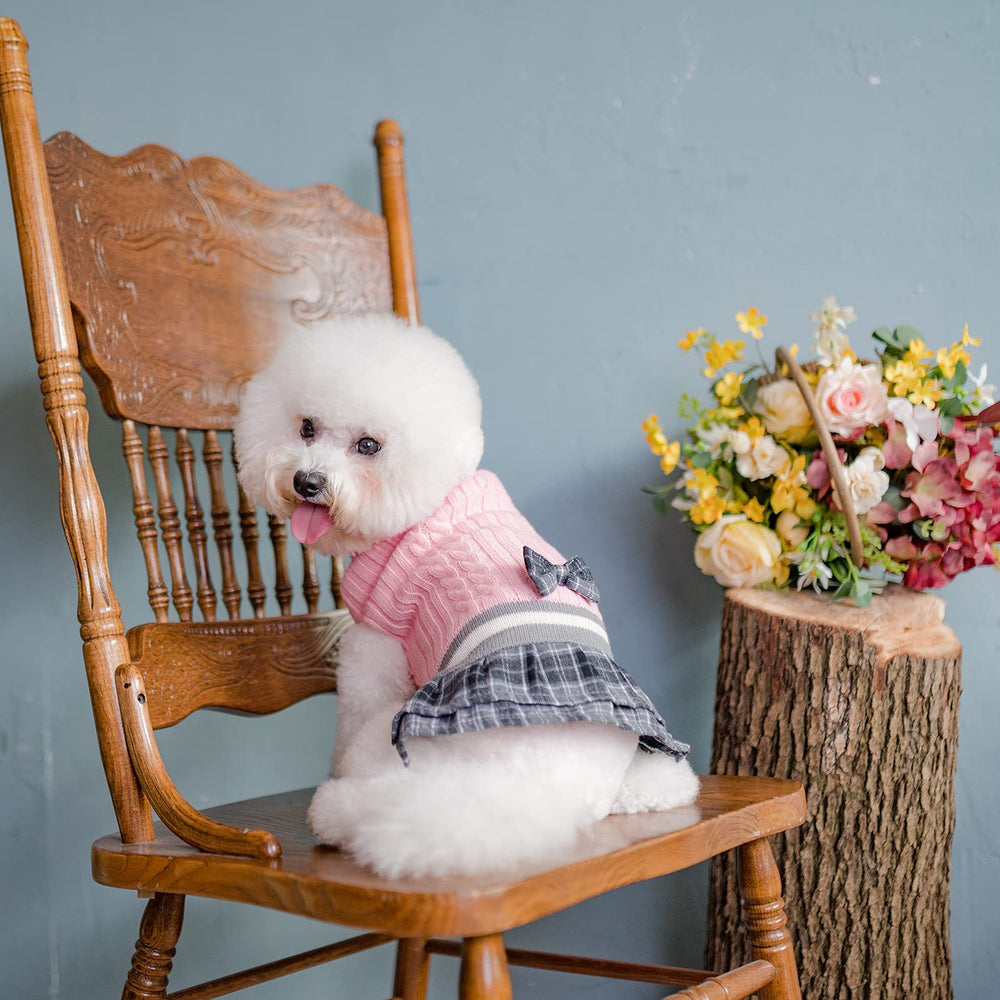 PAWCHIE machine washable sweater makes care easy after winter adventures
