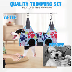 PAWCHIE mesh-side provides a breathable surface for warmer grooming sessions.
