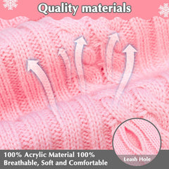 PAWCHIE soft breathable acrylic knit is gentle on skin and preserves warmth