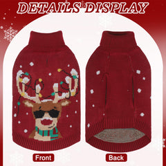 PAWCHIE sweater leash-hole detail displaying easy outdoor leash access