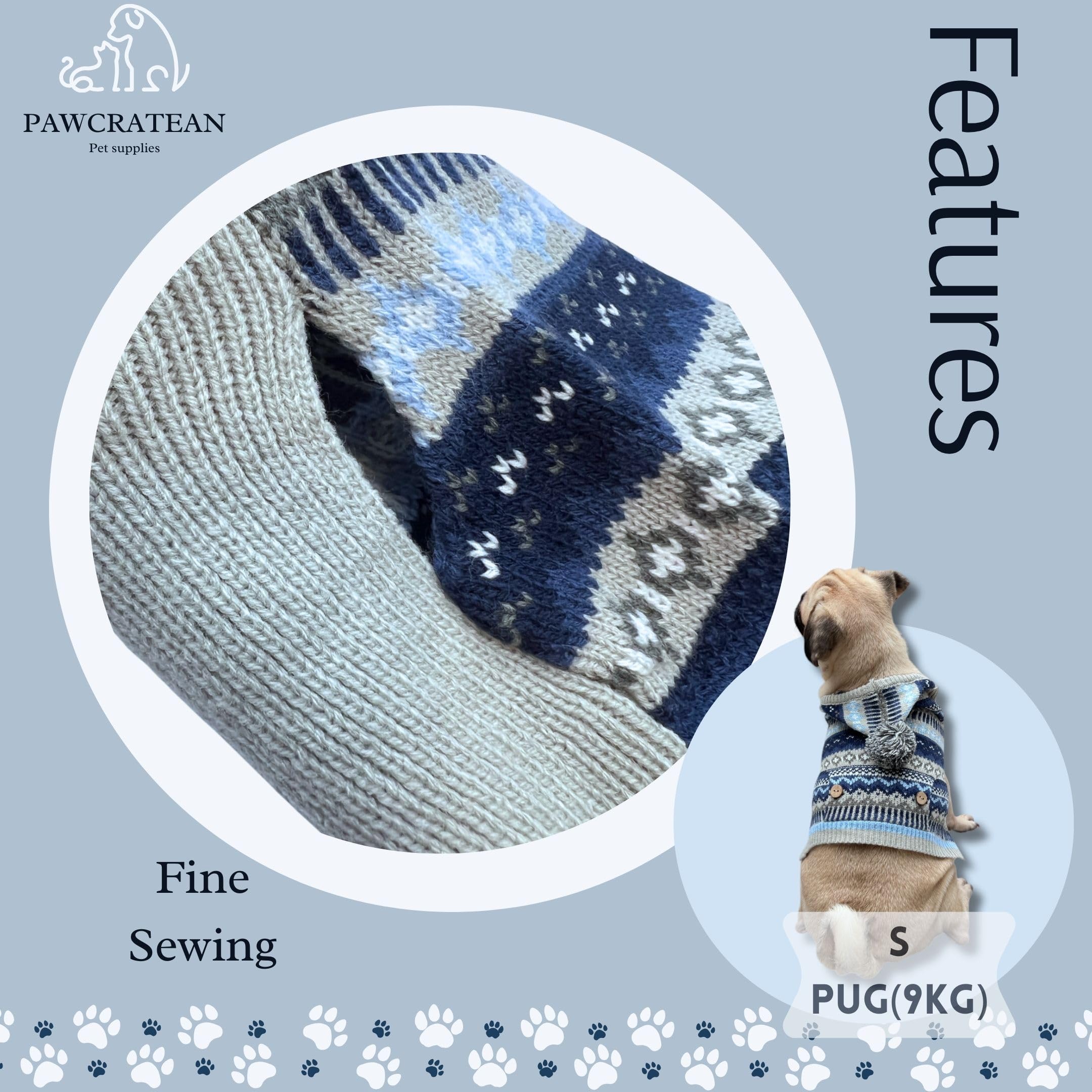 Pawcratean blue patten hat detail adds playful style to outings