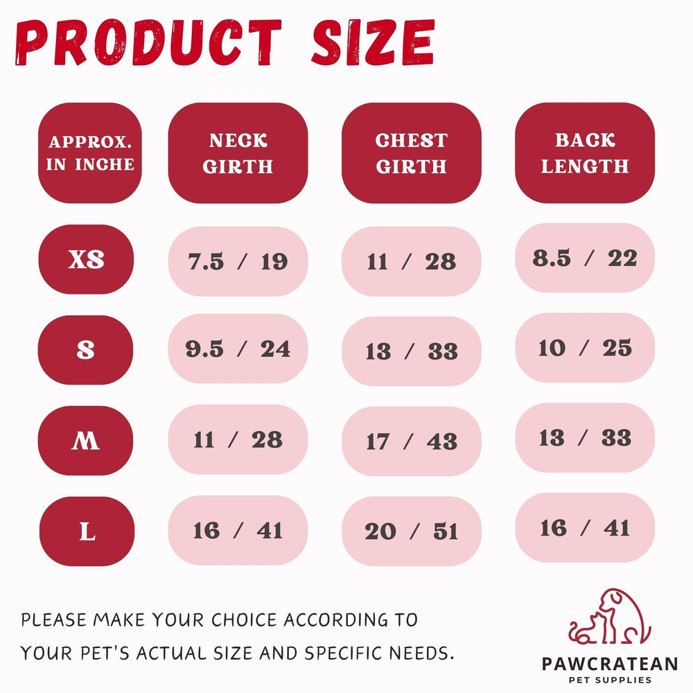 Pawcratean machine-washable pet clothing for easy care.