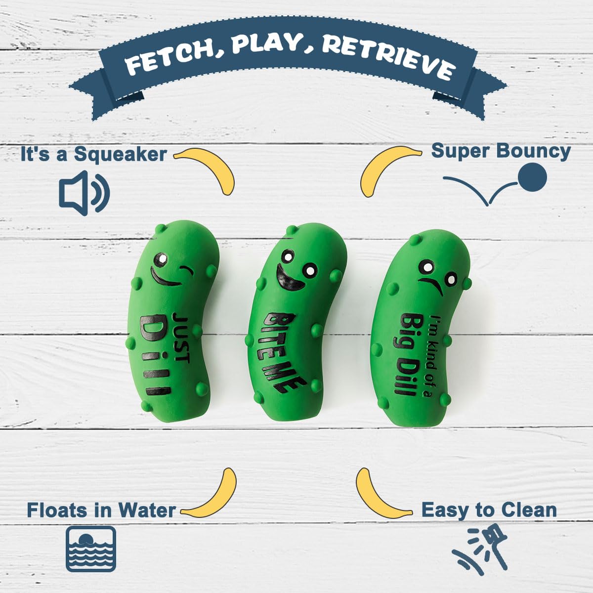 Pawdoer floats with squeaker toy for water play in lakes or pools