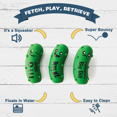 Pawdoer floats with squeaker toy for water play in lakes or pools