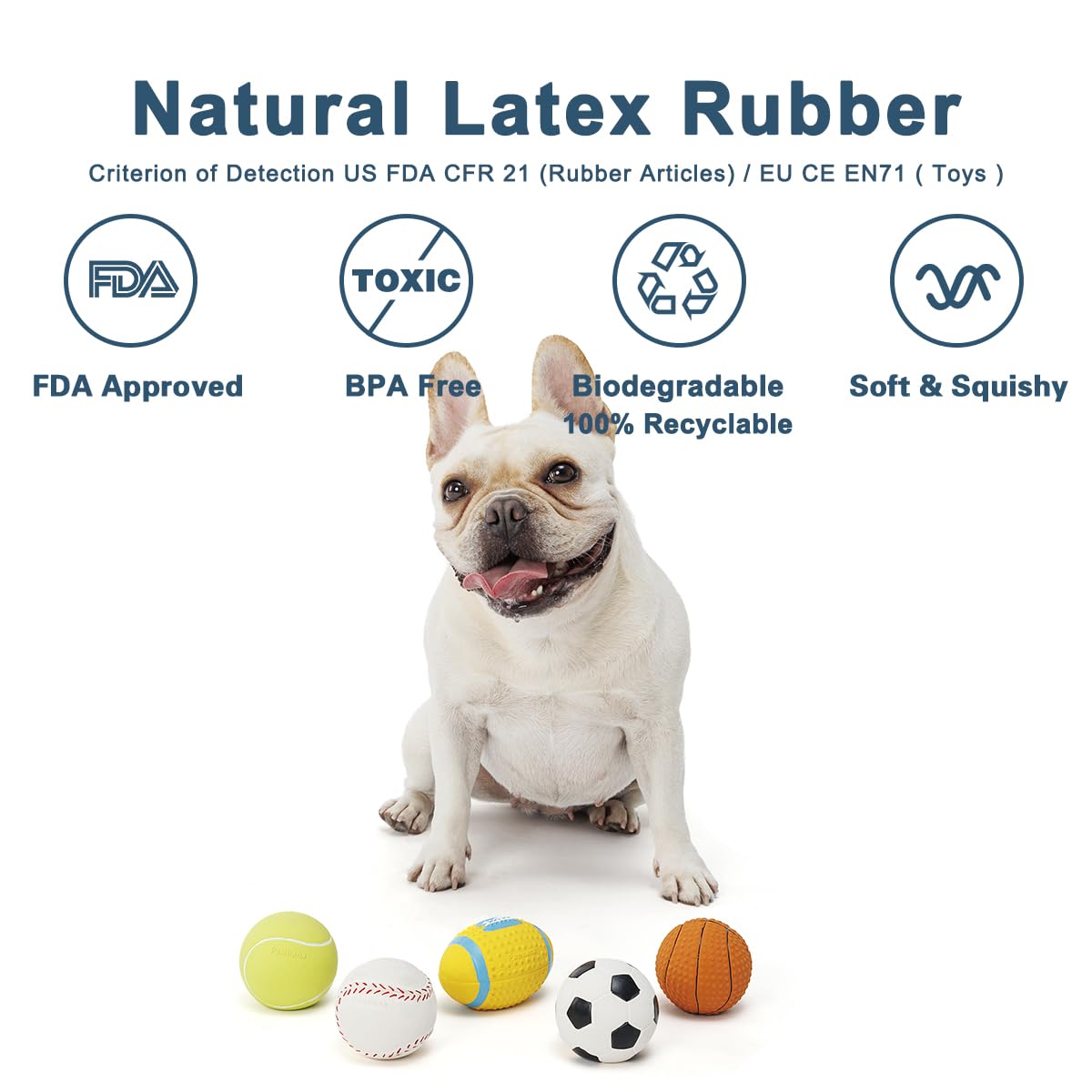 Pawdoer Squeaky Ball football: buoyant ball for water-loving pups