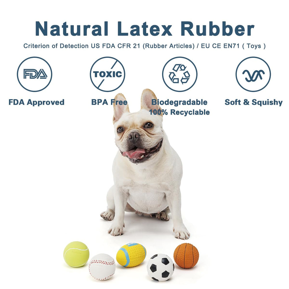 Pawdoer Squeaky Ball football: buoyant ball for water-loving pups