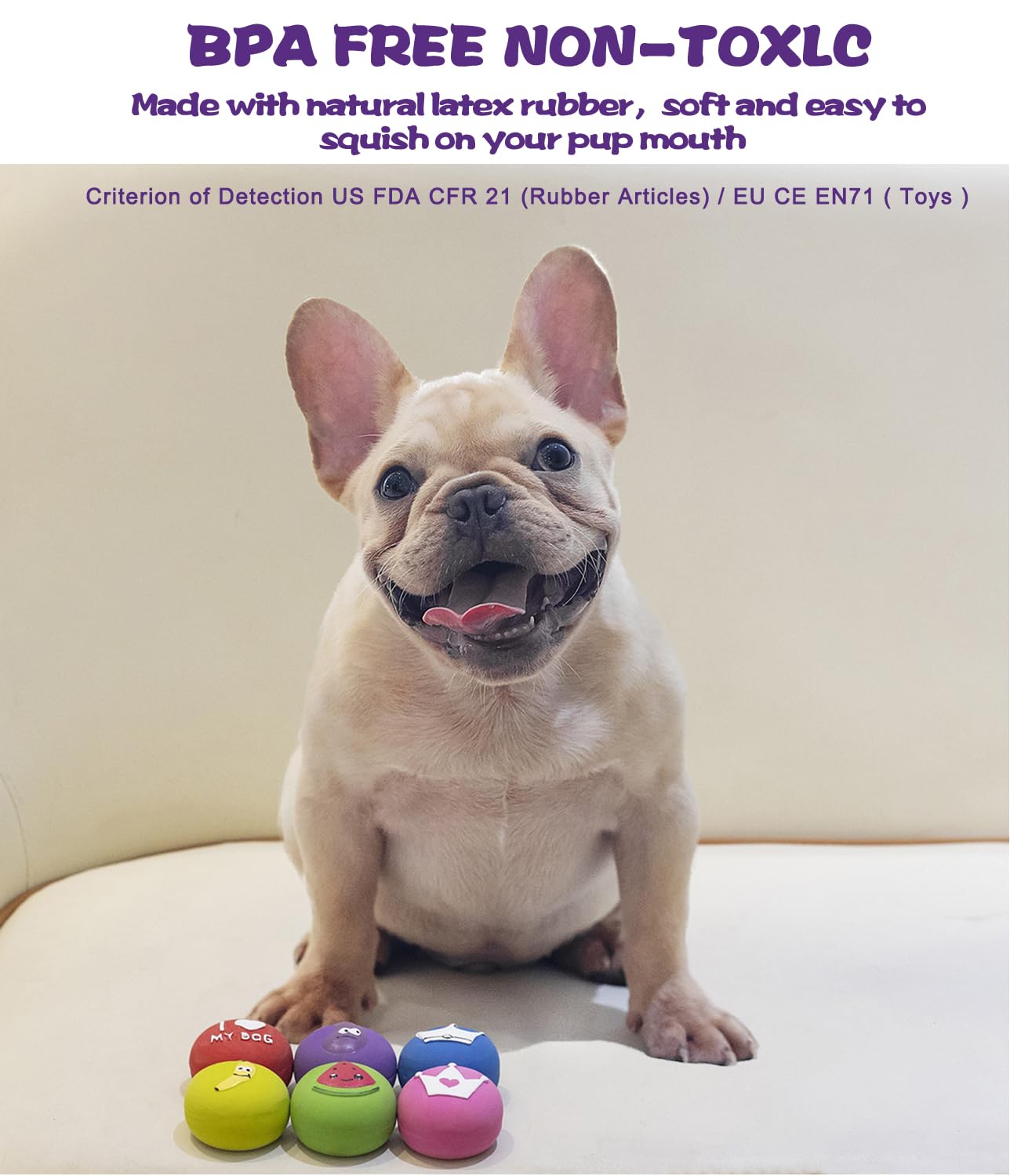 Pawdoer squeaky ball floats for lake or pool play