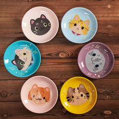 Pawdoer whisker fatigue-free bowl viewed from above for comfortable meals.
