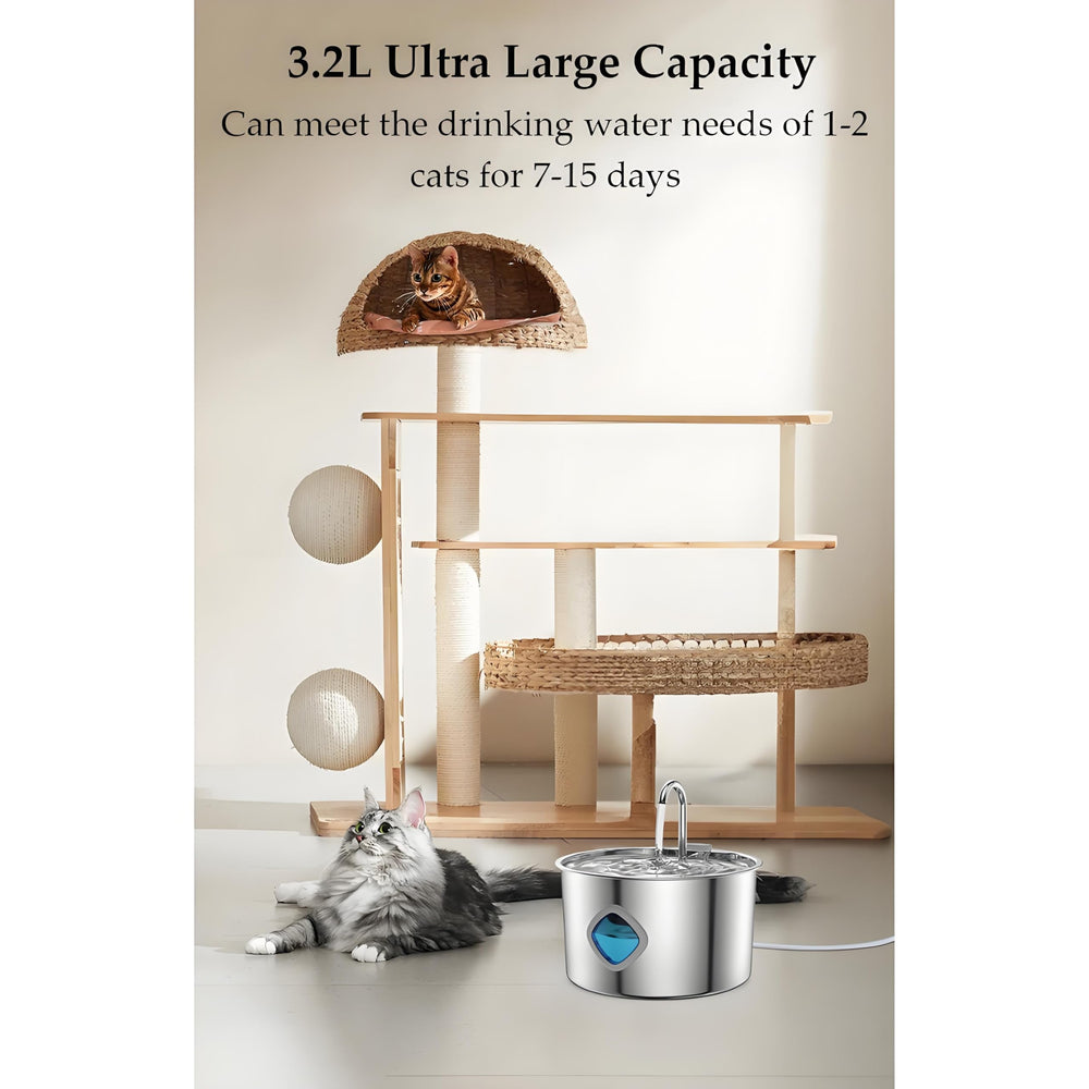 Yaslayp Pawdrate water fountain suitable for small to large pets at home