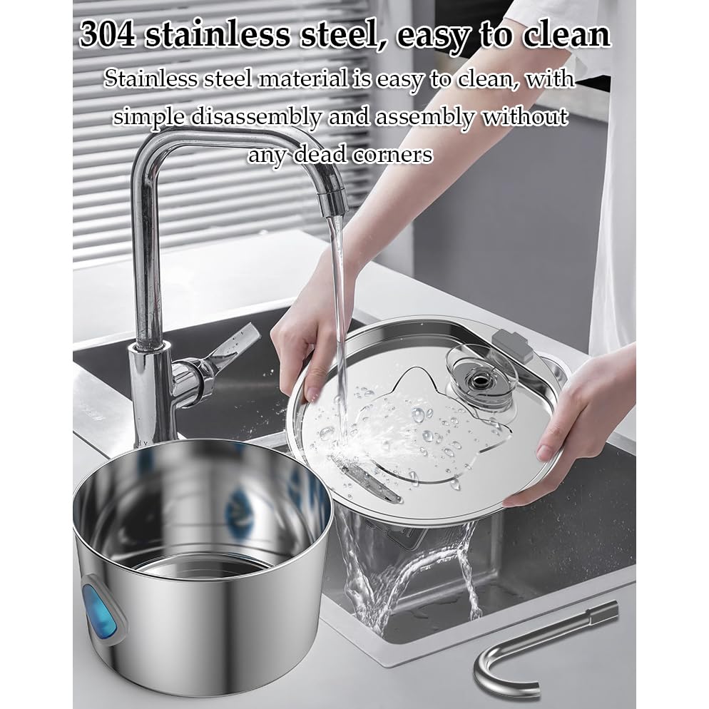 Yaslayp Pawdrate water fountain offers three drinking modes for pet preferences