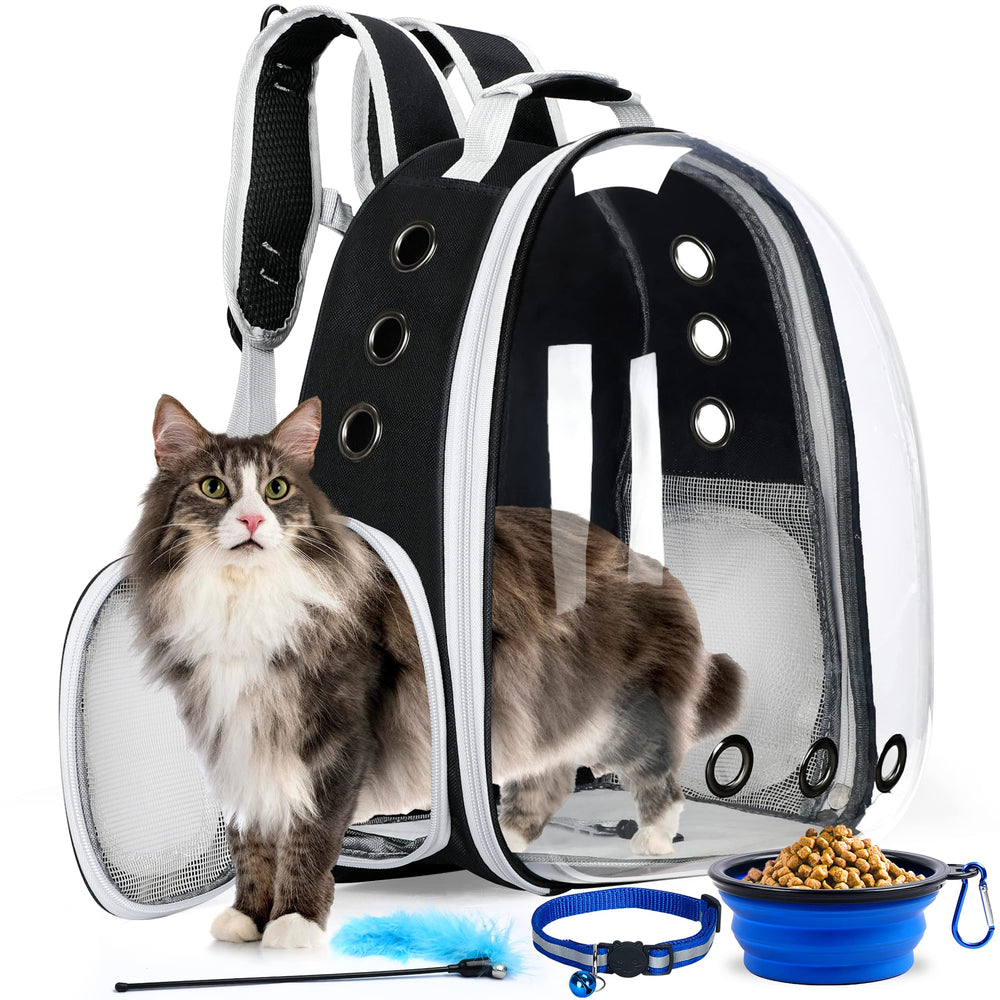 Pawfect Provisions cat backpack with bubble window for calm travel
