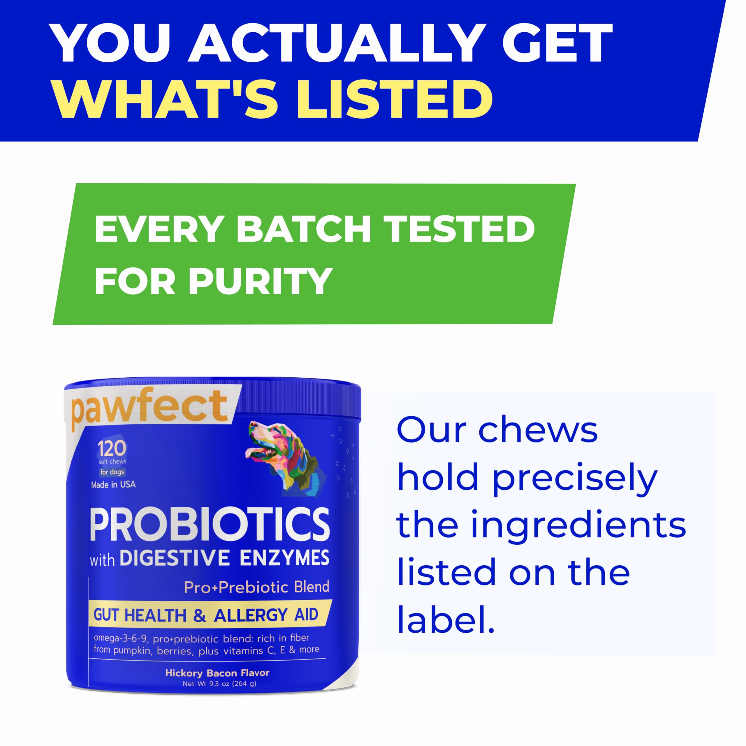 PAWFECTCHEW daily care routine image shows continued gut health benefits.