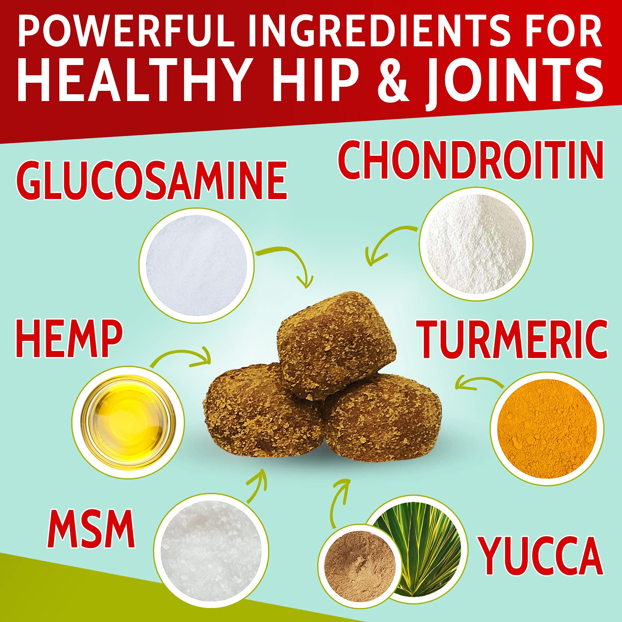 PAWFECTCHEW hemp oil and turmeric highlight natural ingredients for dogs