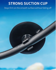 Pawfly 3/16-inch ID tubing suction secures airline lines in glass tanks.
