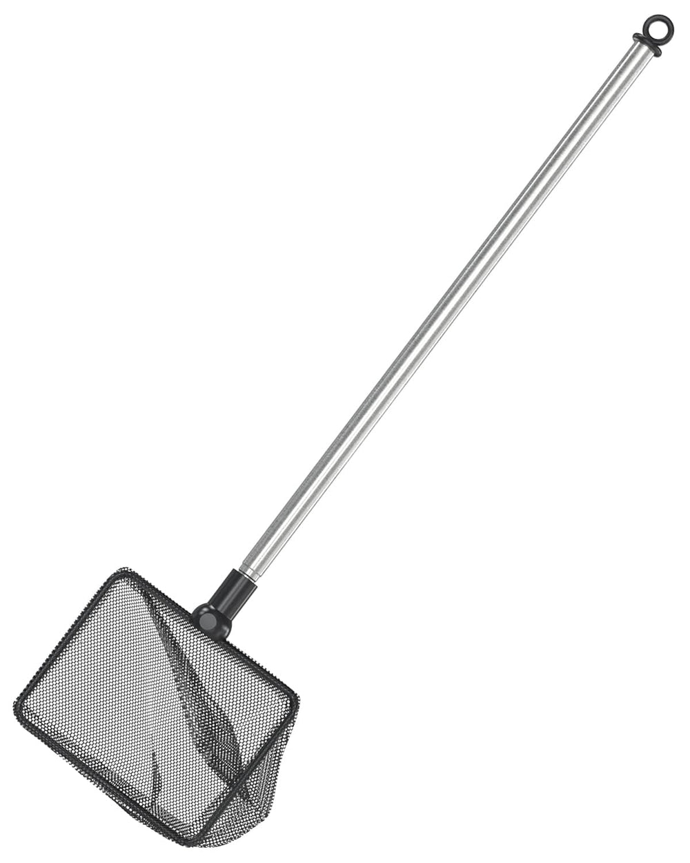 Pawfly 3 Inch Aquarium Net with telescopic handle extended for deep tank reach