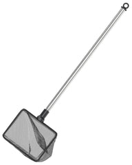 Pawfly 3 Inch Aquarium Net with telescopic handle extended for deep tank reach