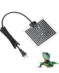 Pawfly 6x5-5 inch reptile heat pad under-tank delivers steady warmth for terrarium.