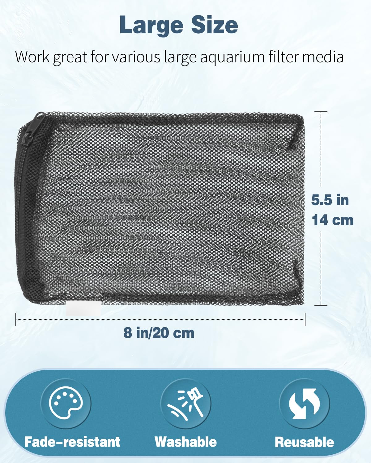 Pawfly 8-pack filter media bags ready for versatile filtration setups.