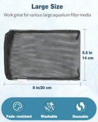 Pawfly 8-pack filter media bags ready for versatile filtration setups.